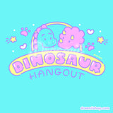 Dinosaur Hangout Short Sleeve Hoodie