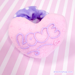 Love Heart Scrunchie